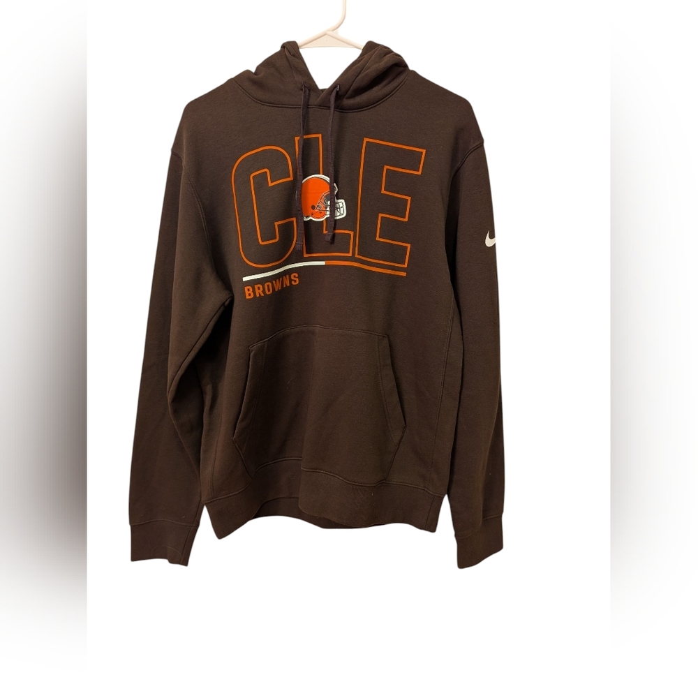 NFL Cleveland Browns Nike Hoodie Small Brown Official Apparel NWT CLE Sweatshirt